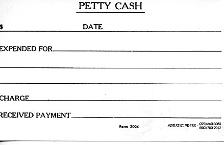 Petty Cash  # 2004