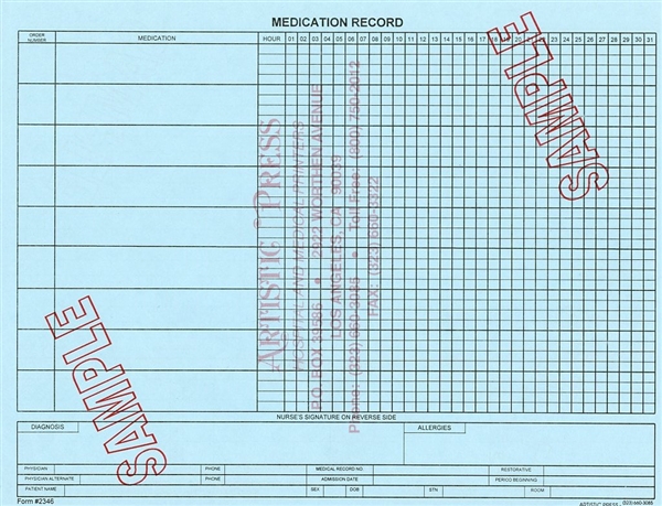 Medication Record #2346